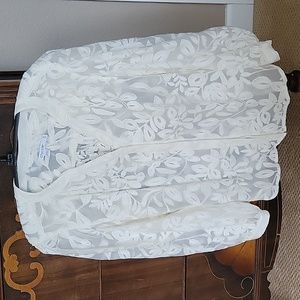 Chiffon Embroidered shirt